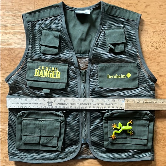 Junior Ranger Kids Costume Vest - Green - Picture 10 of 11